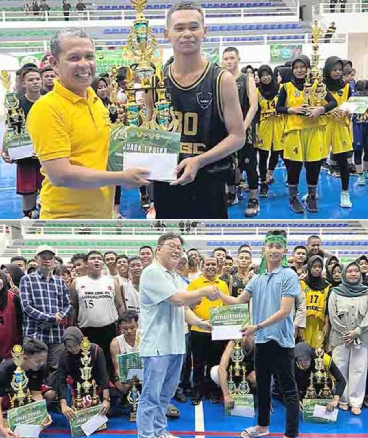 KEREN! Tim Basket MAN 1 Model Lubuklinggau Borong Piala Wali Kota Cup 2023, yuk Disimak! 