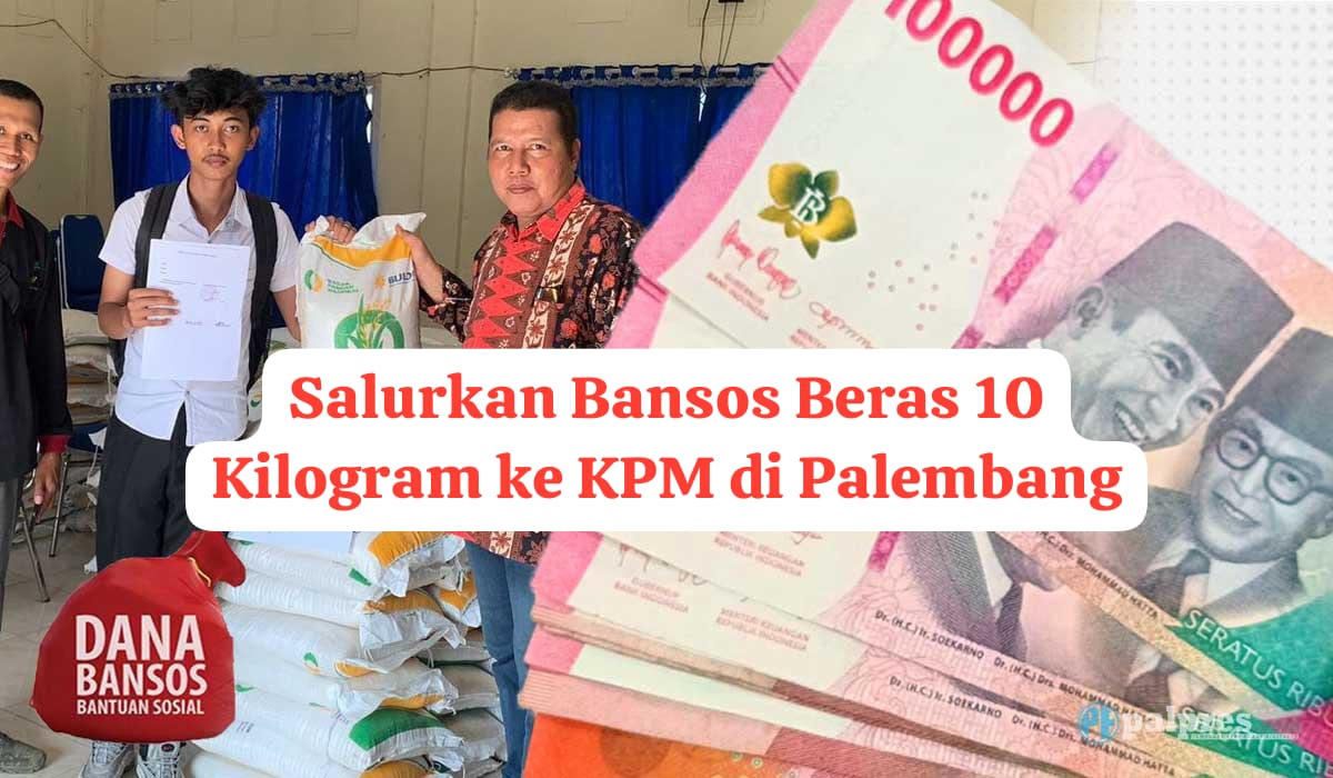 Hari Ini Presiden Joko Widodo Salurkan Bansos Beras 10 Kilogram ke KPM di Palembang