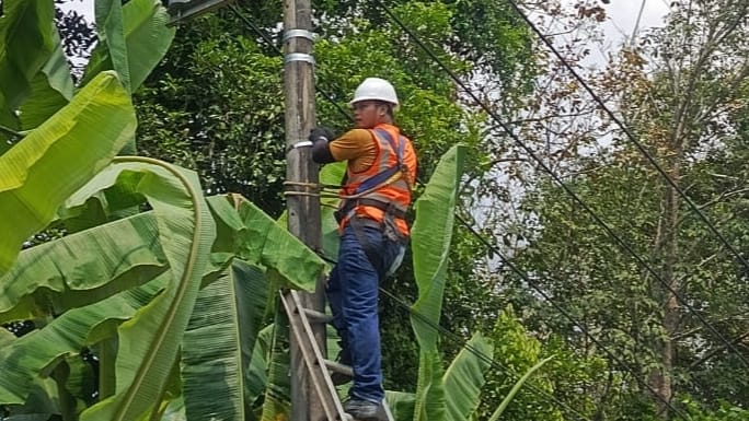 Dukung Konektivitas Aman, PLN Icon Plus Rapikan Kabel di Kabupaten PALI