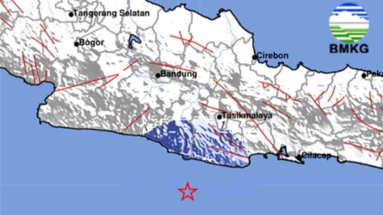 Update BMKG, Gempa 4.3 Magnitudo Guncang Pangandaran Jawa Barat, Tak Berpotensi Tsunami