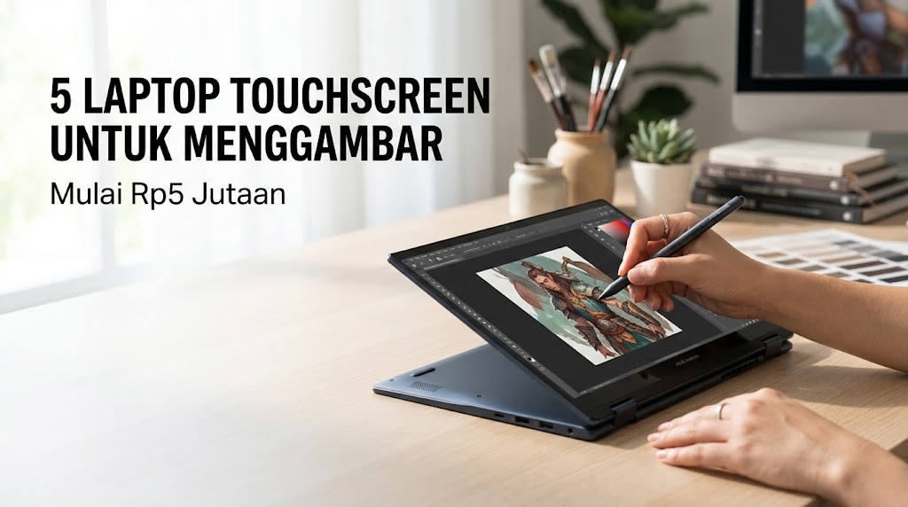 5 Rekomendasi Laptop 2-in-1 Layar Sentuh Terbaik untuk Desainer dan Ilustrator