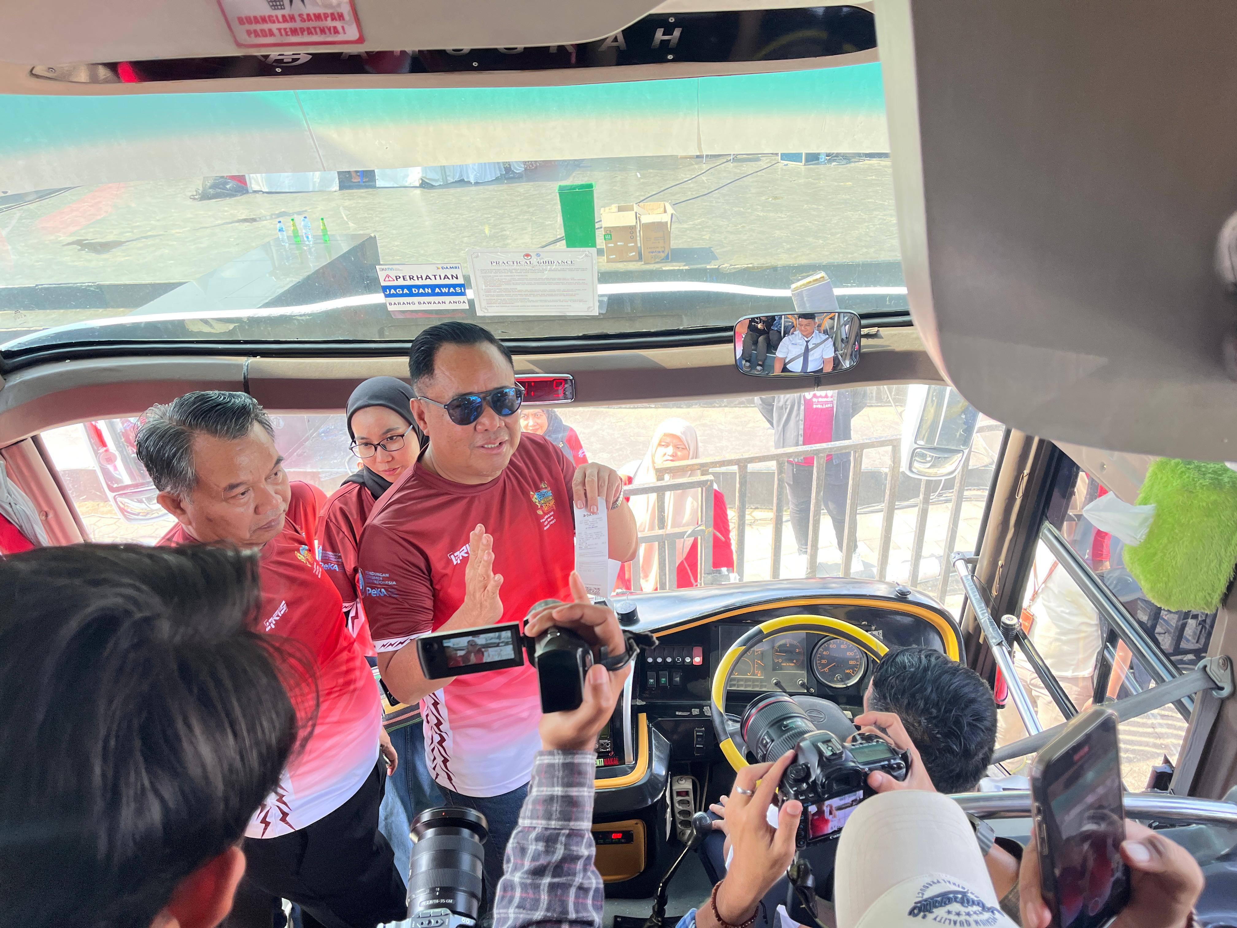 Peluncuran QRIS Tap DAMRI di Palembang, Wagub Cik Ujang: Transaksi Transportasi Kini Lebih Mudah dan Aman