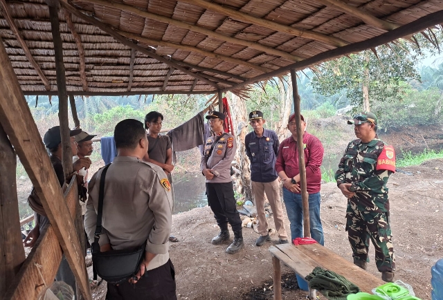 Libatkan Manggala Agni dan Tim RPK, Polsek Lalan Perketat Pencegahan Karhutla