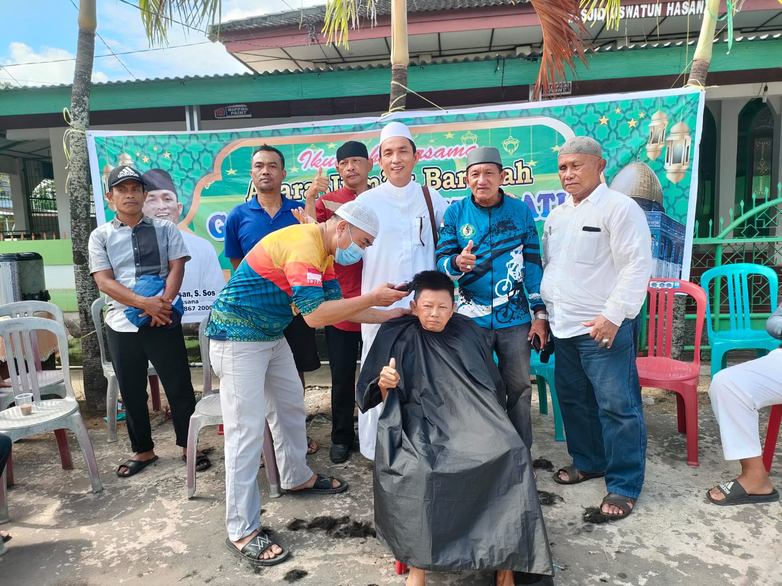 Mau Gunting Rambut Gratis di Palembang, Kunjungi Masjid dan Musholah Ini