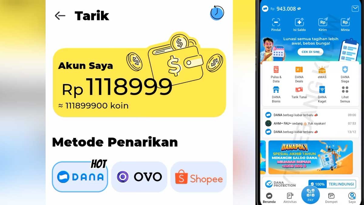 Gak Cuma Bisa Beli Pulsa, Aplikasi Penghasil DANA Tercepat 2025 Ini Bisa Mengubah Dompetmu!