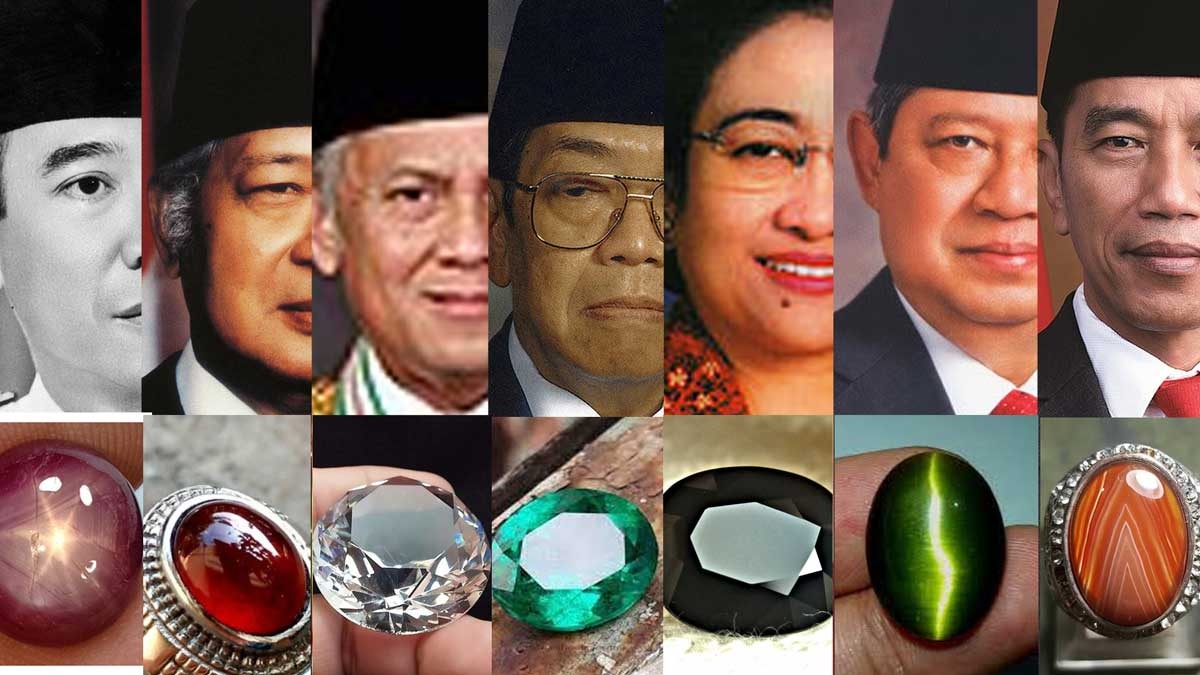 7 Jenis Batu Akik Presiden Indonesia dari Soekarno hingga Jokowi, Ada yang Kamu Punya?