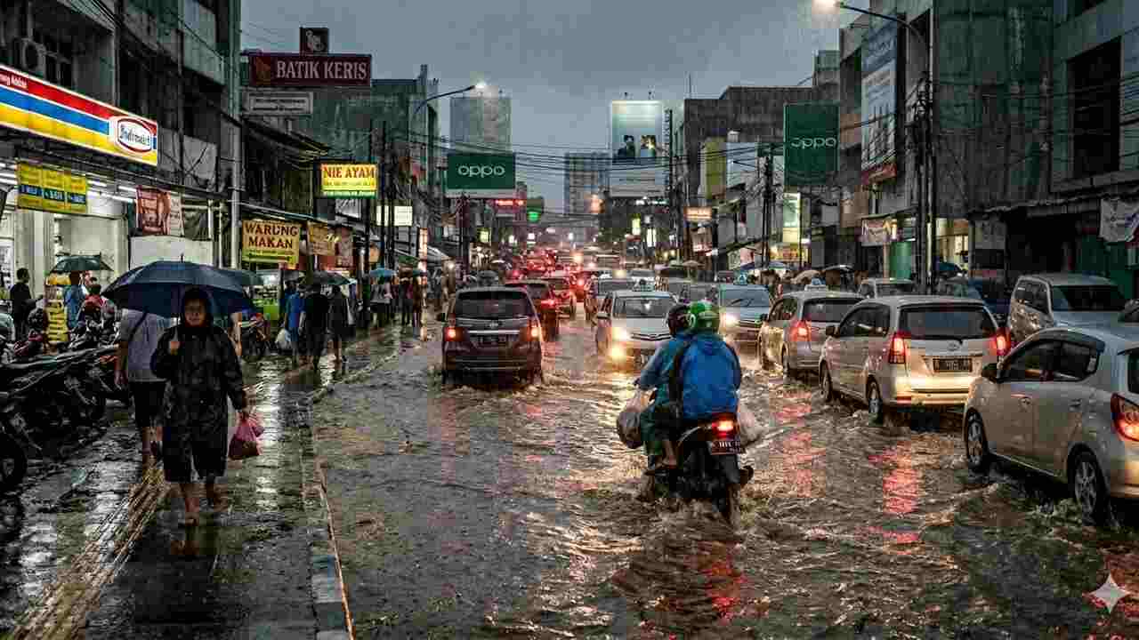 Prakiraan Cuaca Sumsel Hari Ini: Palembang hingga Prabumulih Diguyur Hujan Sedang