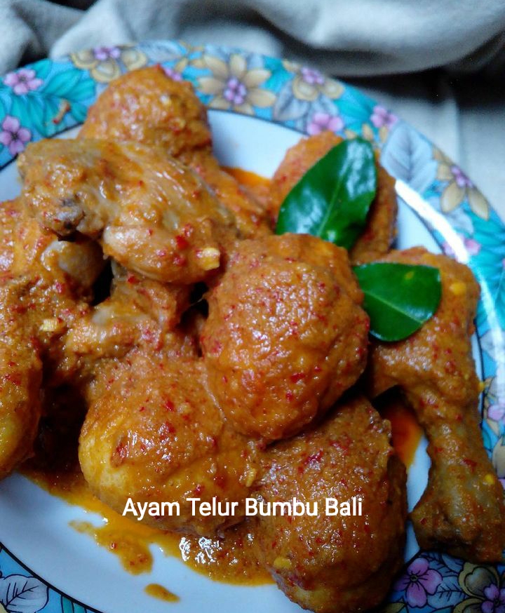 Ternyata Mudah dan Praktis Resep Ayam Telur Bumbu Bali