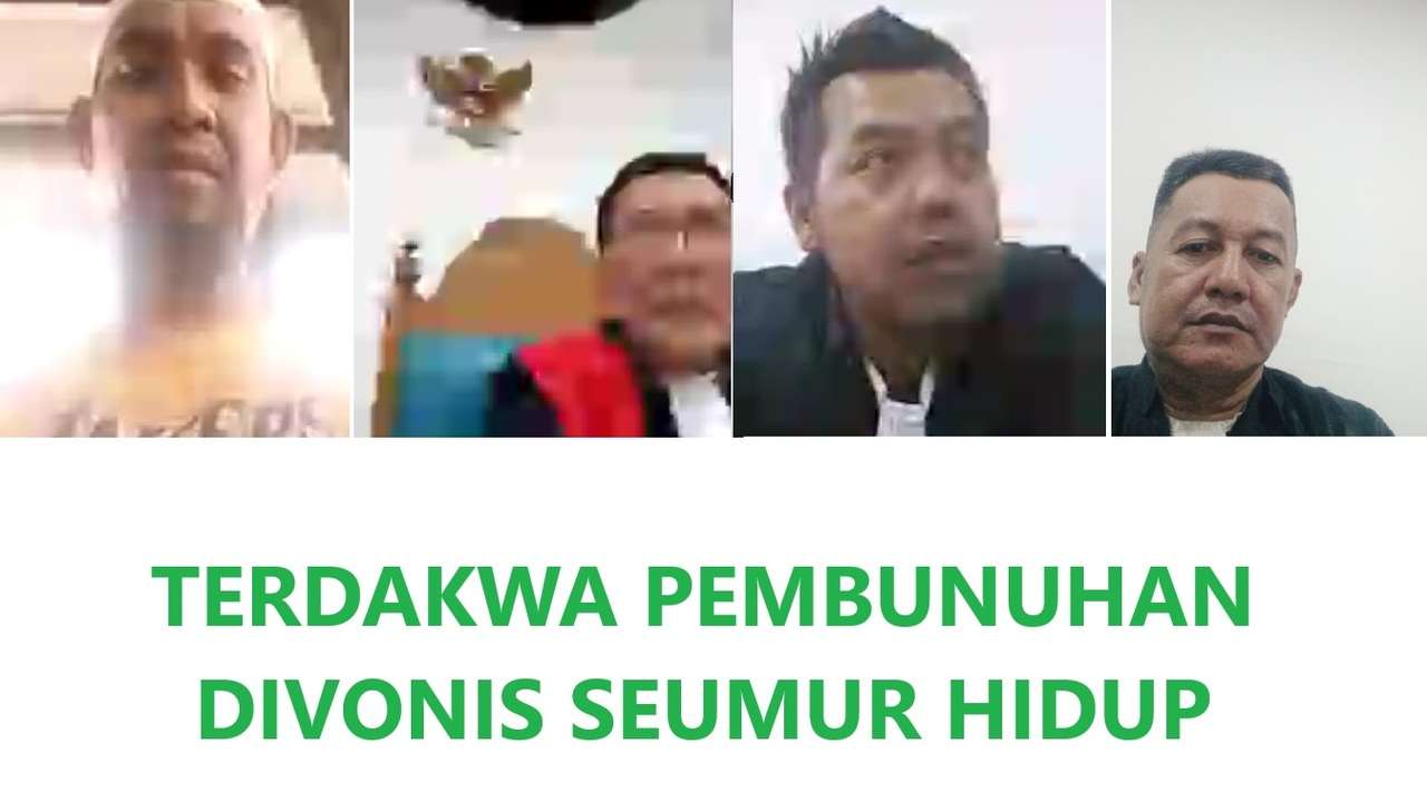 Lolos dari Hukuman Mati! Terdakwa Pembunuhan di Gandus Divonis Seumur Hidup