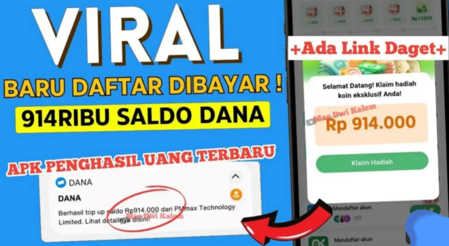 Jumat Berkah 11 April 2025, Cuma Daftar Bisa Mendapatkan Saldo DANA Senilai Rp 914 Ribu