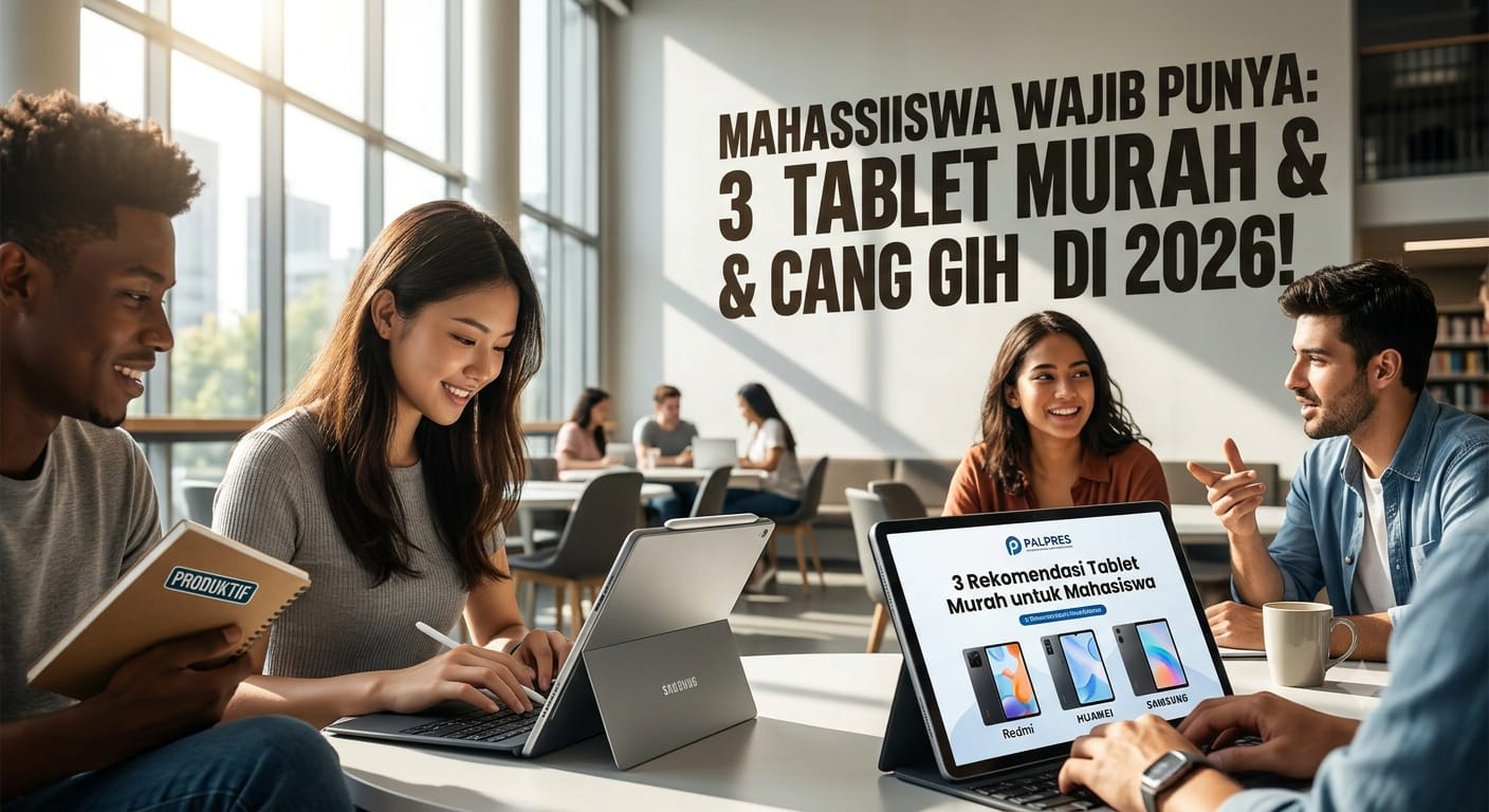 Gak Perlu Laptop Mahal! Ini 3 Tablet Murah 2 Jutaan yang Bikin Kuliah Makin Sat-Set
