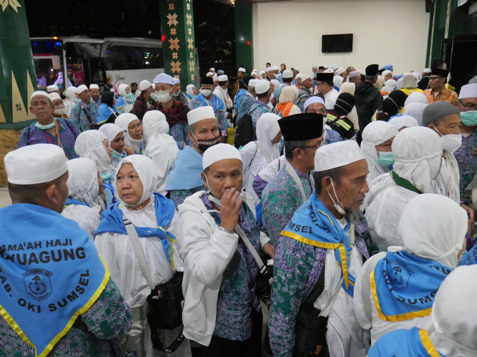 Jemaah Haji Kloter 22 Tiba, Pemulangan Debarkasi Palembang Berakhir Malam Ini