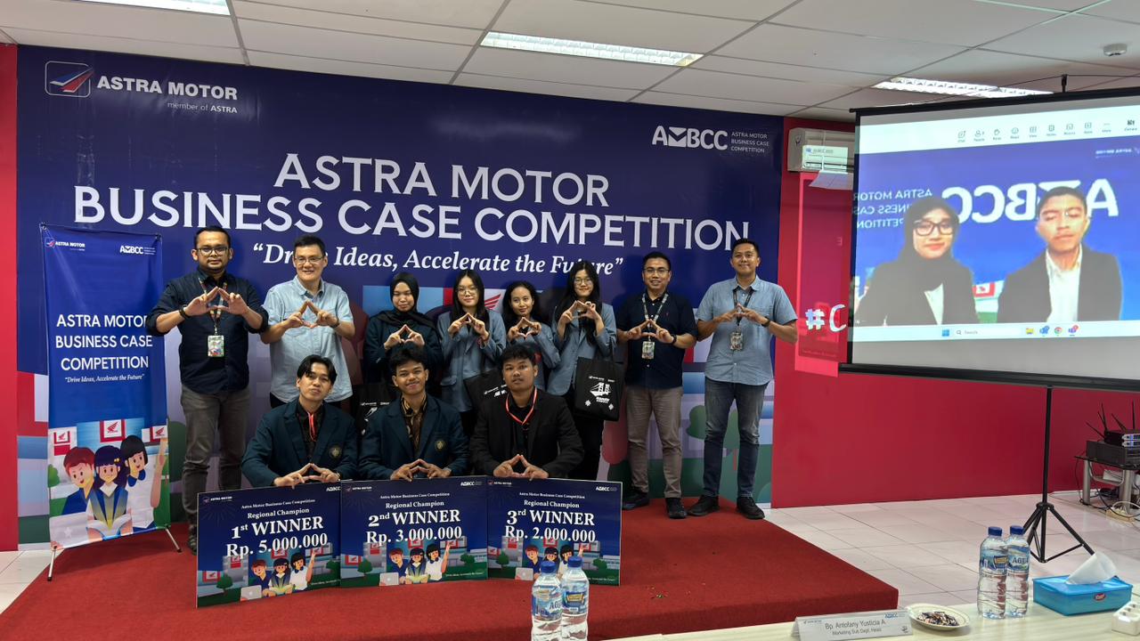 Astra Motor Sumsel Dorong Inovasi Mahasiswa Lewat AMBCC Tingkat Regional