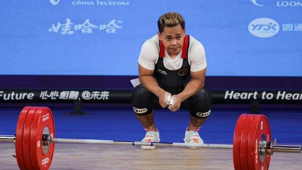 Hasil Angkat Besi Olimpiade 2024: Lifter Eko Yuli Cedera Pinggang, Gagal Raih Medali untuk Indonesia 