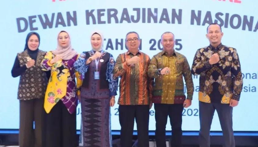 ‎Ketua Dekranasda Lubuklinggau Hj Risca Priba Ayu Hadiri Rakernas DEKRANAS