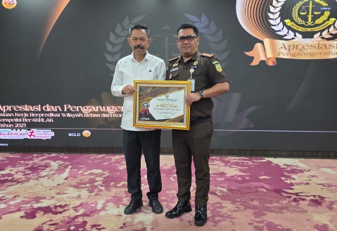 Kejari Muba Sukses Raih Predikat WBK 2025, Kajari: Komitmen Jaga Terus Konsistensi Pelaksanaan Zona Integritas