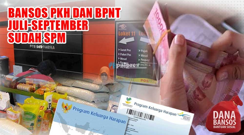 Update Terkini! Bansos PKH dan BPNT Juli-September Sudah SPM, Cair Langsung 3 Bulan di Kantor Pos