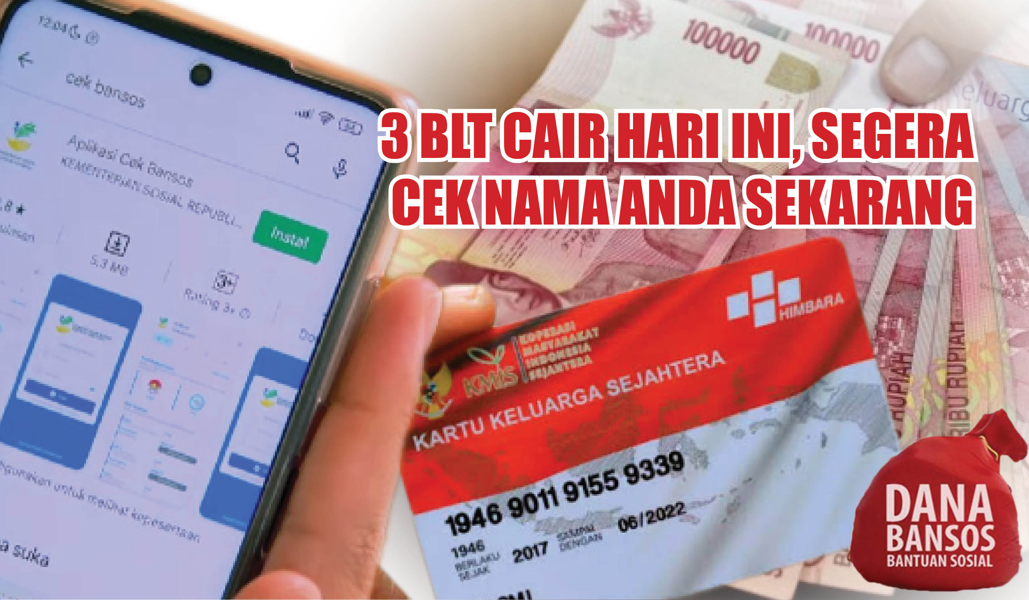 Update Bansos Oktober! 3 BLT Cair Hari Ini, Segera Cek Nama Anda Sekarang