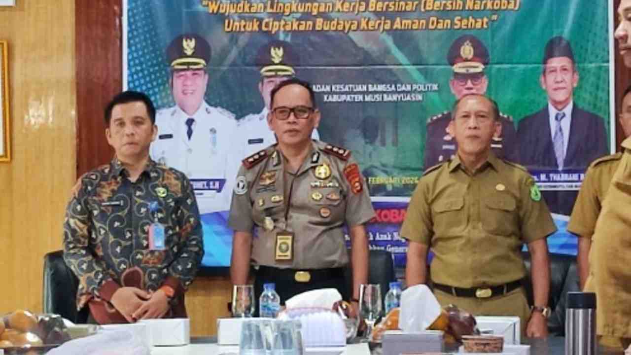 Sinergi Pemkab Muba dan BNN: Perkuat Lingkungan Kerja Bersih Narkoba melalui Program P4GN