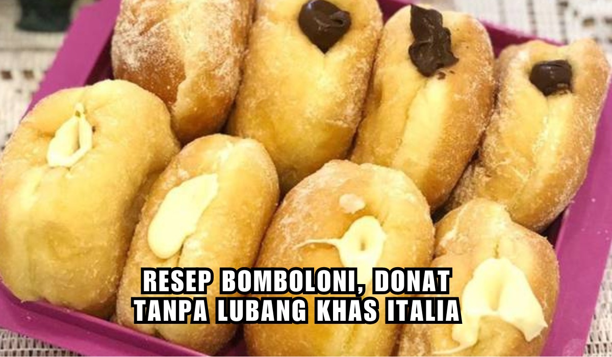 Lembut dan Lumer! Begini Cara Membuat Bomboloni, Donat Tanpa Lubang Khas Italia