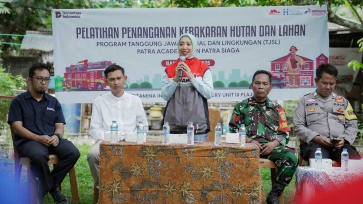 Tingkatkan Kapasitas Masyarakat Hadapi Karhutla, Kilang Pertamina Plaju Gelar Pelatihan Karhutla di Banyuasin
