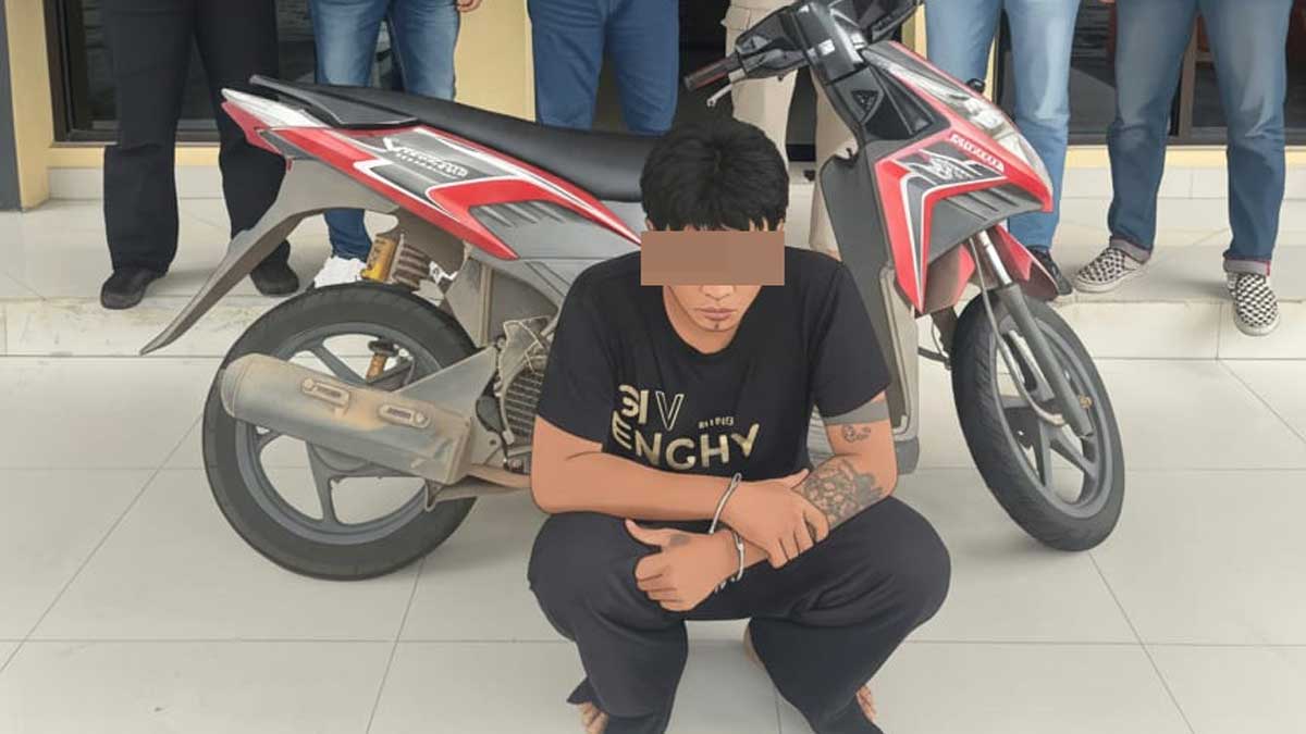 Kabur ke Ogan Ilir, Spesialis Curanmor Prabumulih Akhirnya Diringkus Tim Singo Timur!