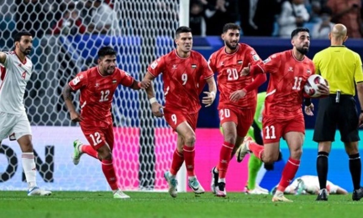 Hasil Piala Asia 2023 Palestina vs UEA: 10 Pemain UEA Berhasil Menahan Imbang Palestina, Skor 1-1