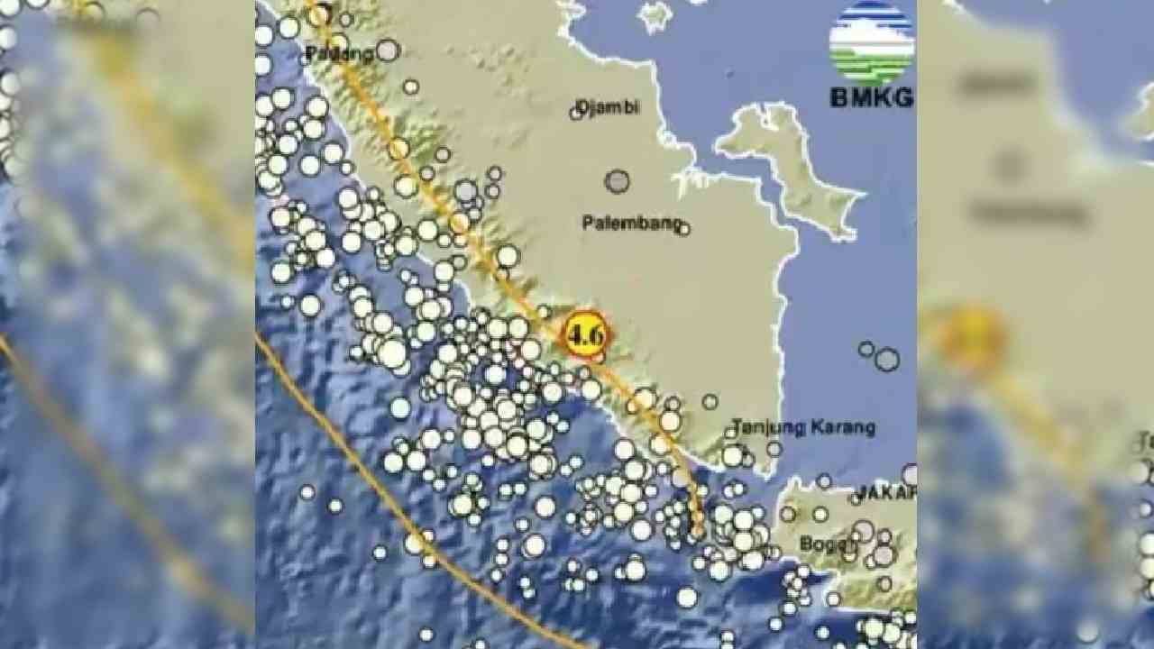 Pagi Ini Pagaralam Sumsel Diguncang Gempa 4.6 Magnitudo, Cek Episentrum dan Kedalamannya