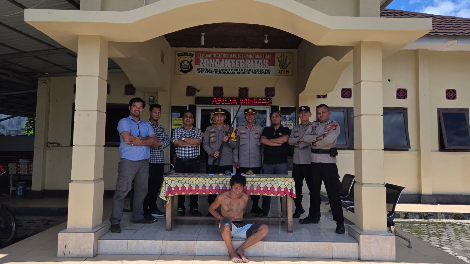 DPO Kepemilikan Senpira Berhasil Diringkus Polsek Muara Beliti Polres Musi Rawas