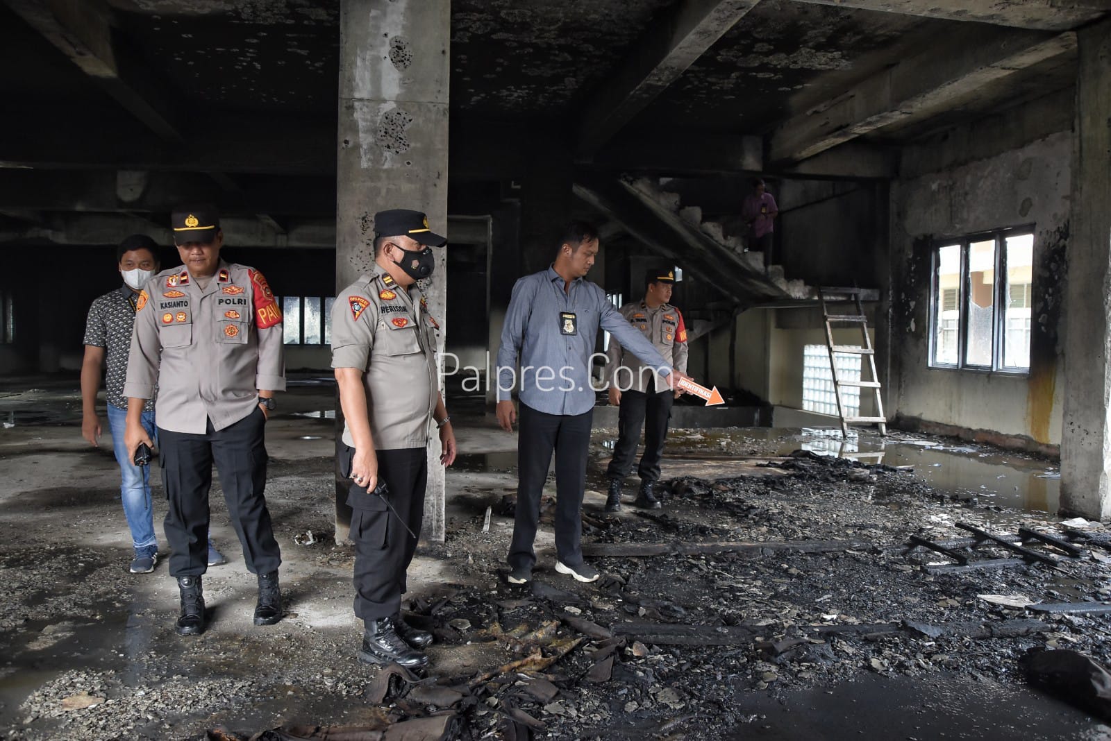 Anak Kecil Main Korek Api, Gedung Riset Center Politeknik Negeri Sriwijaya Terbakar 