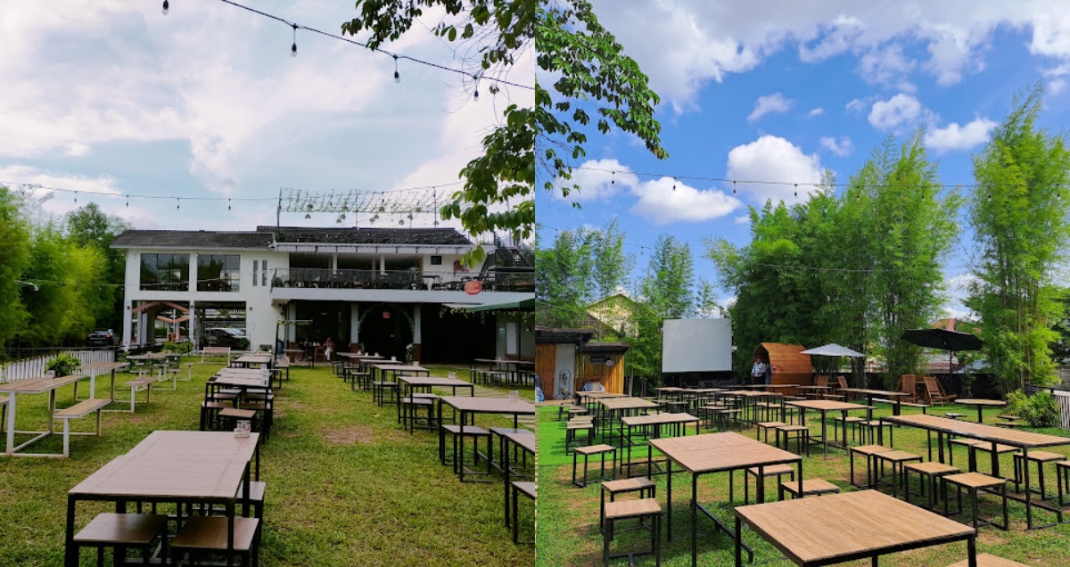 Asik Buat Nongki! Cafe Terluas di Palembang Ini, Mirip Lapangan Bola Tapi Sangat Nyaman