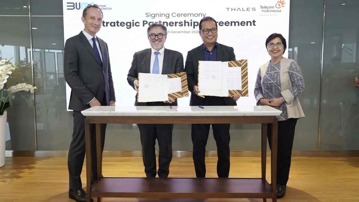 Telkom dan Thales Bersinergi Wujudkan Keamanan Digital dan Kota Cerdas di Indonesia