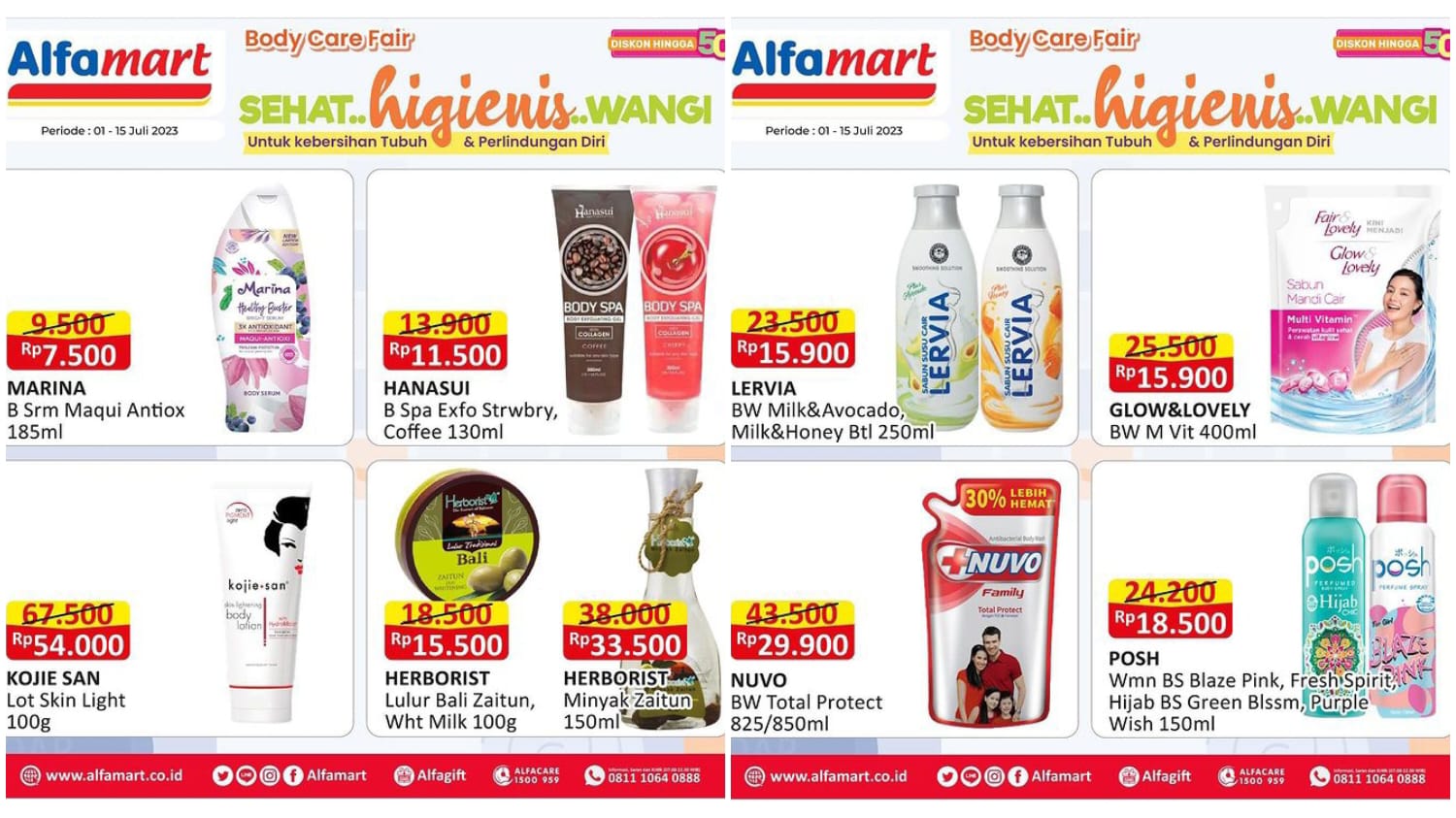 BODY CARE FAIR! Katalog Promo Alfamart Hingga 15 Juli 2023