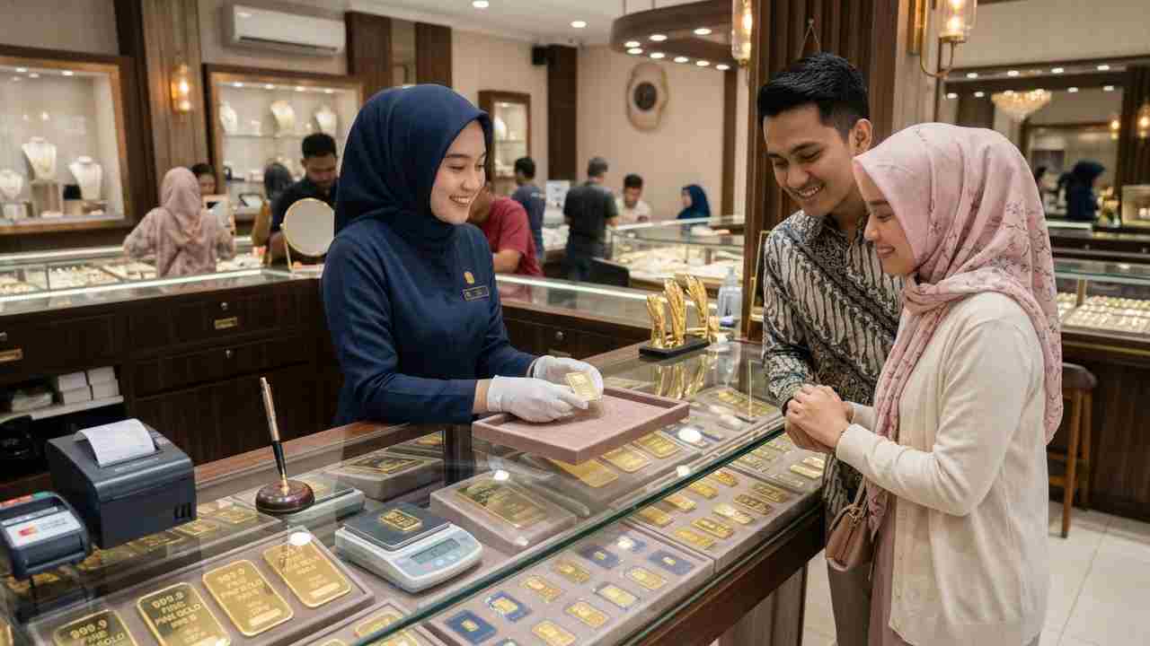 Harga Emas Pegadaian Hari Ini Turun Lagi, Antam 1 Gram Jadi Rp2,6 Juta