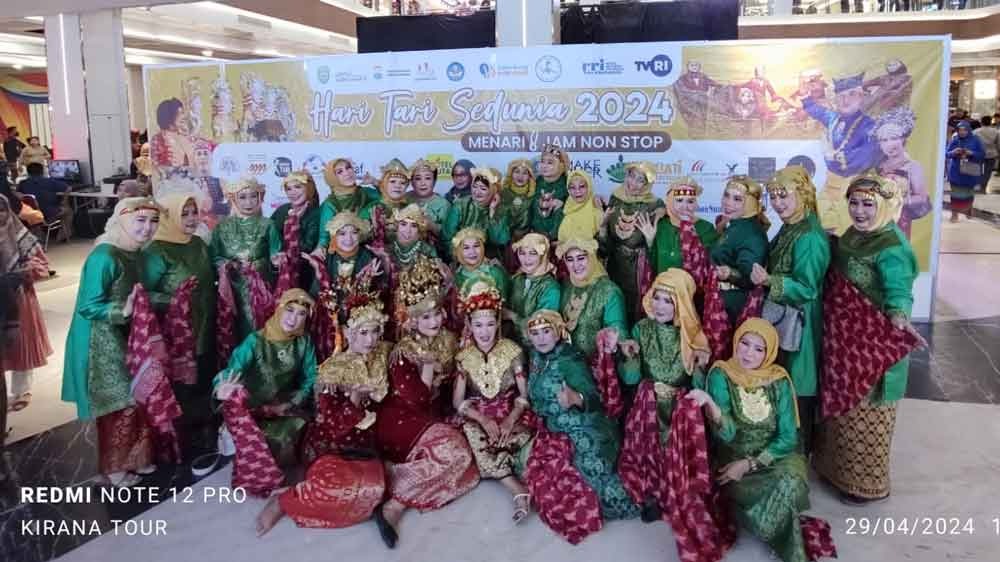 WOW, 500 Penari di Palembang Pentas Menari 8 Jam Nonstop