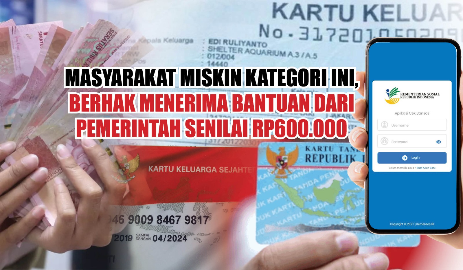 Masyarakat Miskin dengan Kategori Ini, Berhak Menerima Bantuan dari Pemerintah Senilai Rp600.000, Cek di Sini