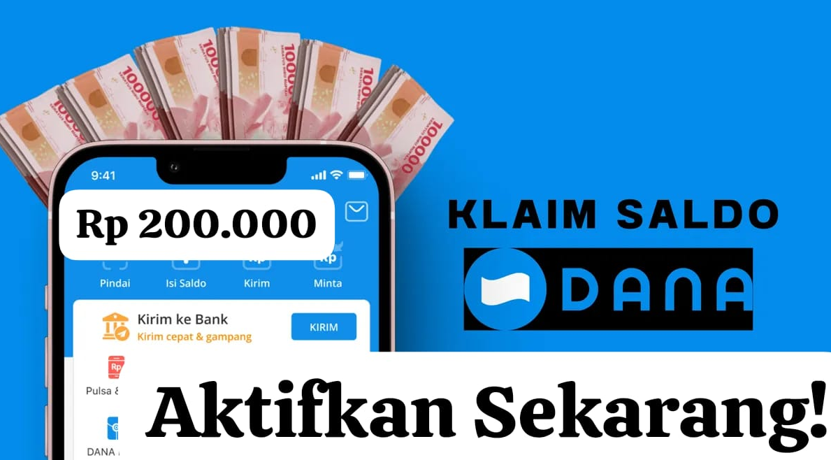 SELAMAT! Nomor HP Kamu Terpilih untuk Dapatkan Saldo DANA Rp200.000, Begini Cara Klaim Tercepat