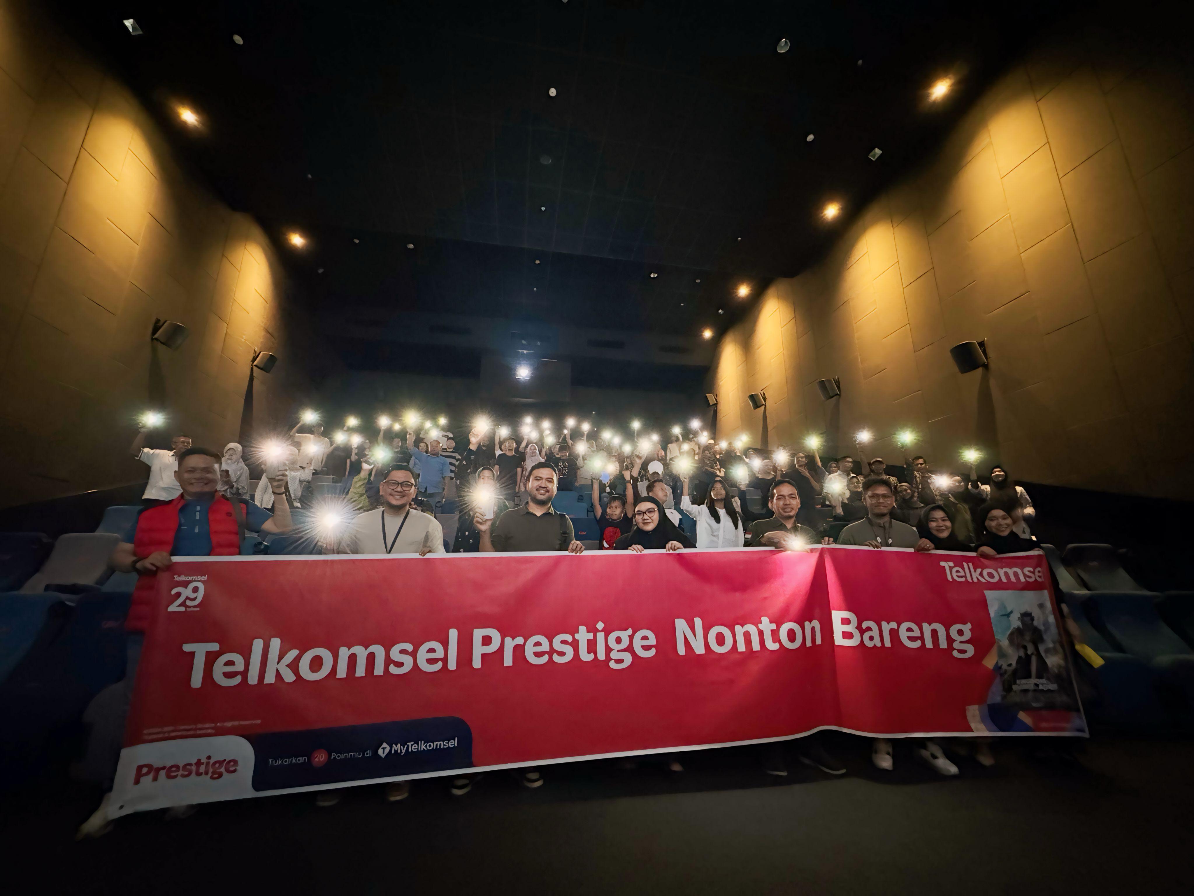 Telkomsel Ajak Pelanggan Setia di Palembang Nonton Bareng Hepi, Serentak di 13 Kota, Cukup Tukar Poin