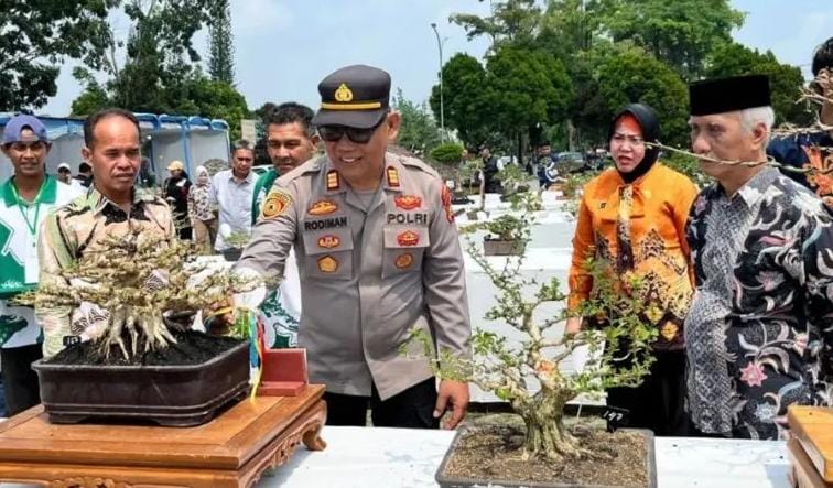 Wakil Wali Kota Hadiri Kegiatan Kontes Bonsai Lokal Lubuk Linggau 2025