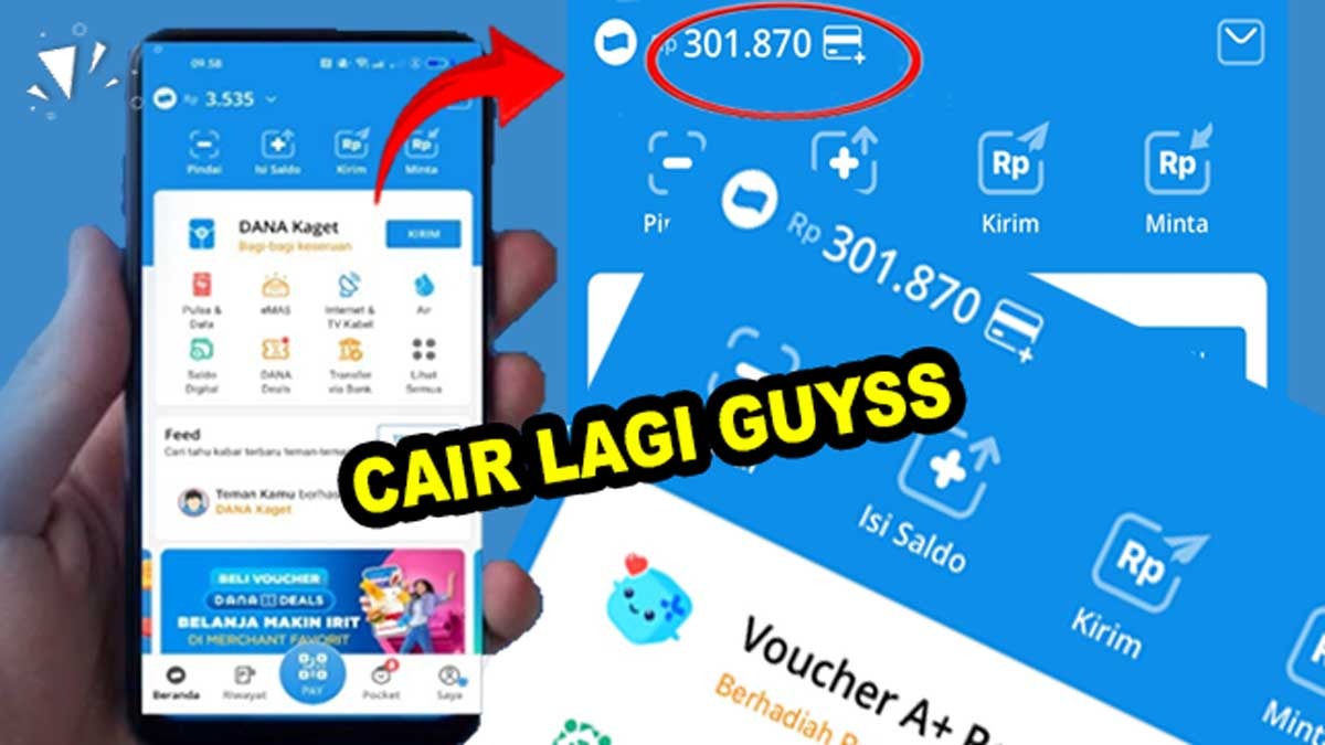 Saldo DANA Cair ke e-Wallet, Cuan Gratis Rp100 Ribu untuk Kamu, Cek Aplikasinya Sekarang