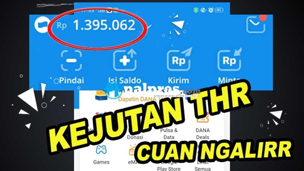 Kejutan THR! Cuma Login di Aplikasi Ini, Saldo DANA Gratis Hingga Rp2.000.000 Siap Jadi Milikmu