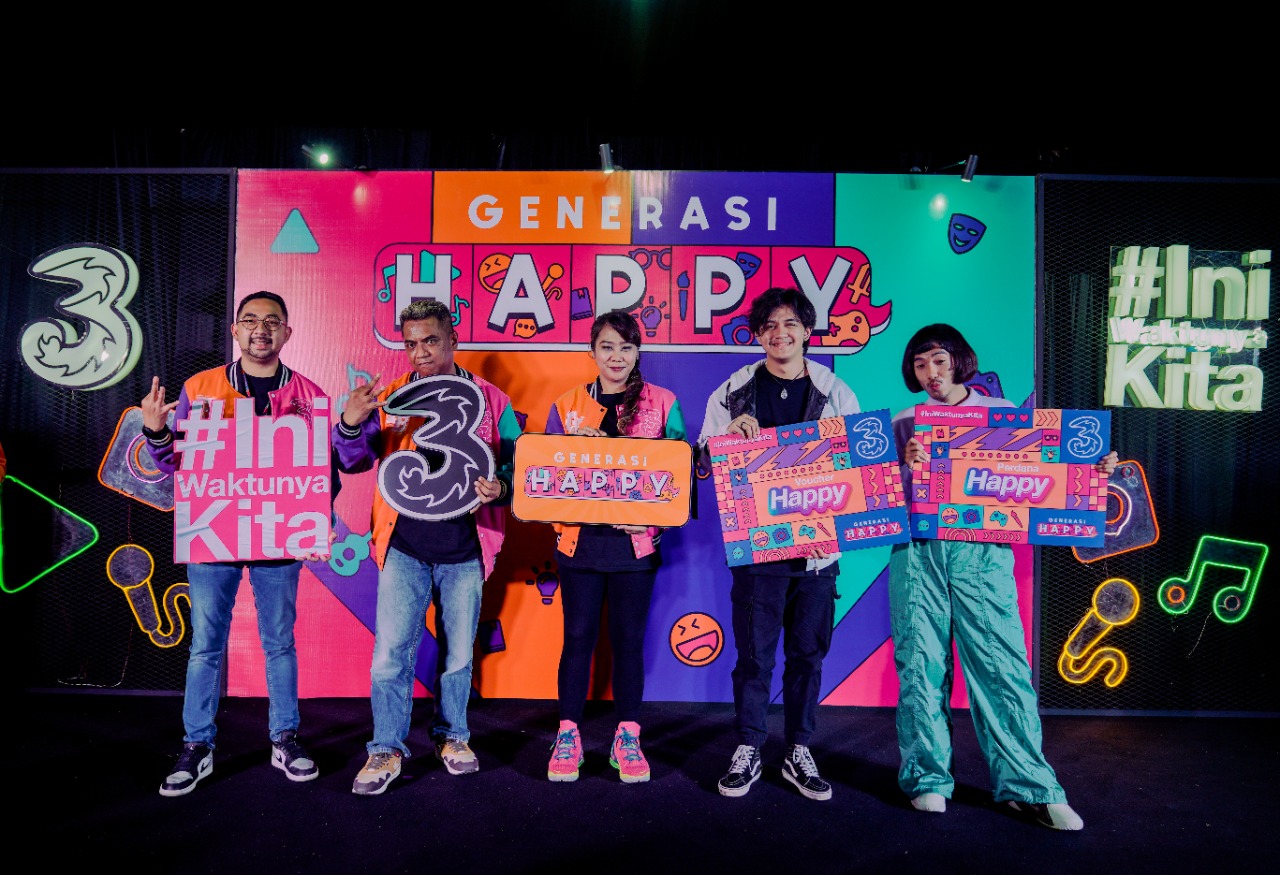 Kunjungi Pulau Sumatra, Tri Ajak Para Gen Z Ramaikan Festival Generasi Happy di Palembang