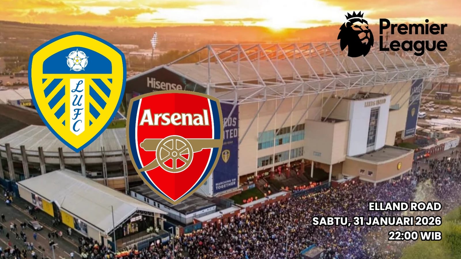 Liga Premier Leeds vs Arsenal Merusak Ambisi Sang Pemuncak Klasemen