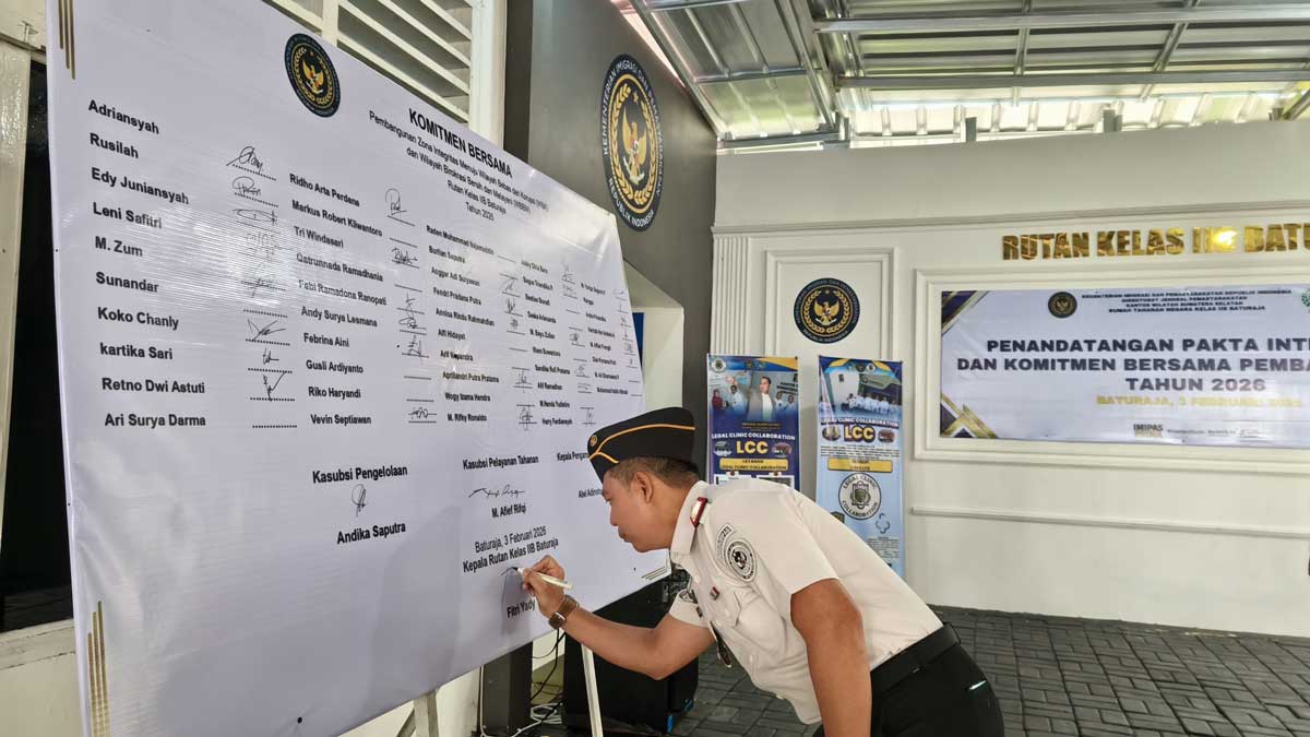 Rutan Baturaja Janji Hapus Pungli! Pakta Integritas 2026 Resmi Ditandatangani