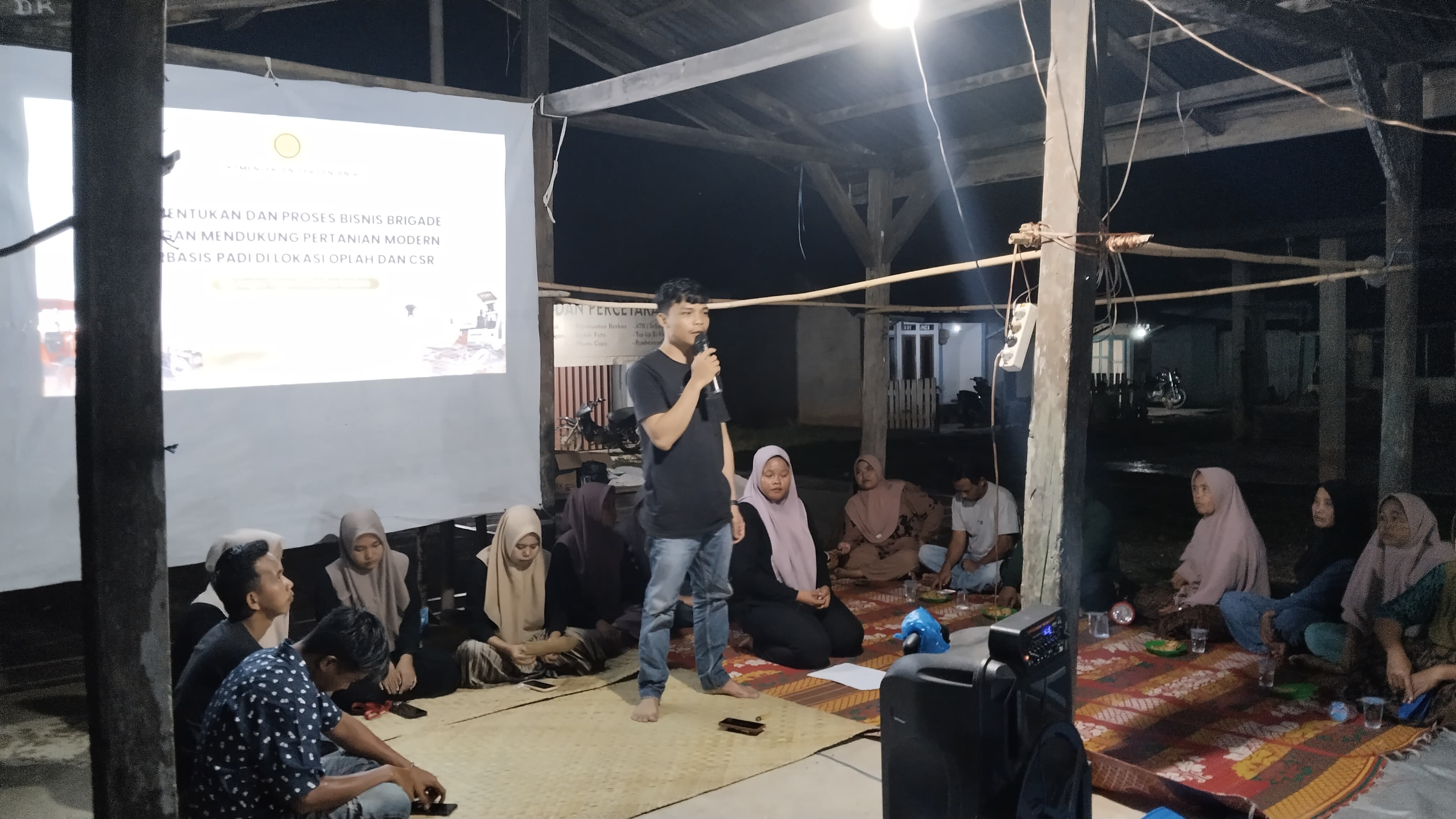 Gelar Rapat Akbar! Brigade Pangan Tabir Ulu Bahas MoU Strategis Di Sektor Pertanian