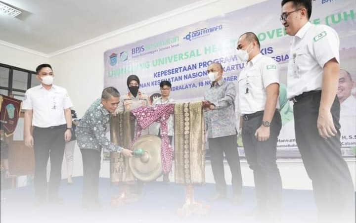 Wakil Bupati Ardani Launching Universal Health Coverage