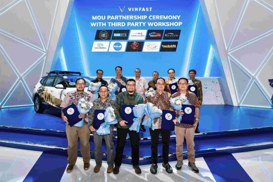 VinFast Gandeng 10 Mitra Strategis, Perluas Jaringan Bengkel Resmi hingga Lebih dari 100 Outlet