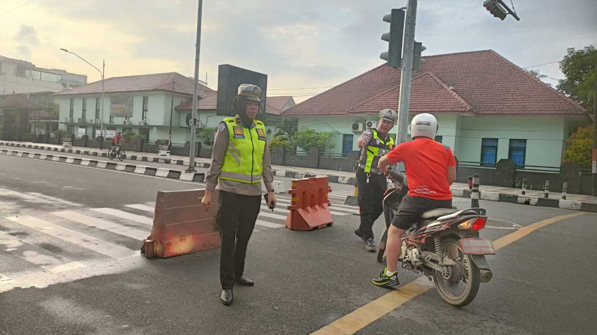Kapolrestabes Palembang Turun Langsung Pantau CFD Sudirman: Pastikan Olahraga Warga Aman Tanpa Gangguan