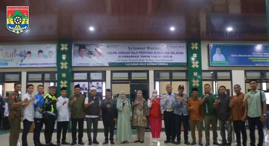 Wakil Wali Kota Lubuk Linggau Sambut Kedatangan JCH di Asrama Haji Palembang