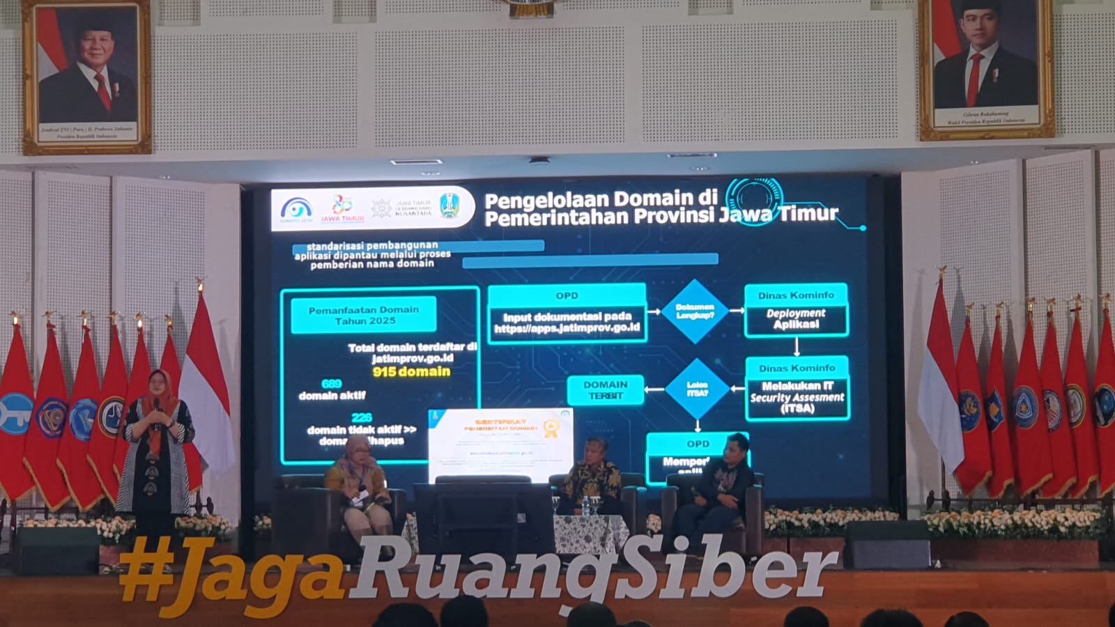 Kominfo Muba Perkuat Ketangguhan Siber Daerah Lewat Forum Nasional BSSN